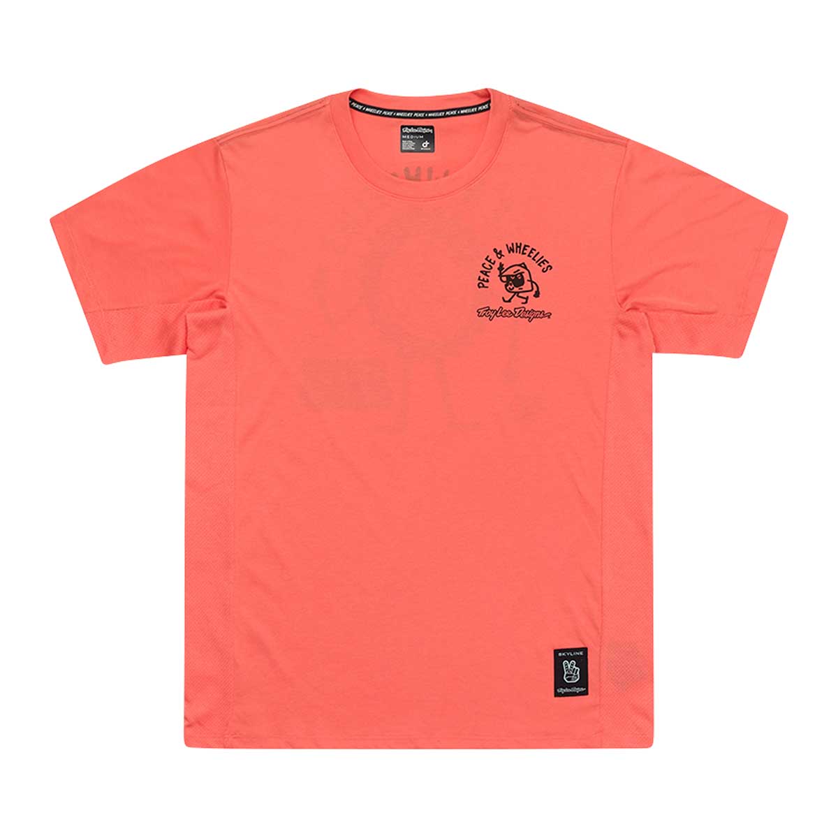 Troy Lee Designs Skyline Short Sleeve Ride Tee Men's in P&W Melon